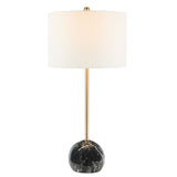 Safavieh Kyrene Table Lamp Black Marble Steel TBL7022B