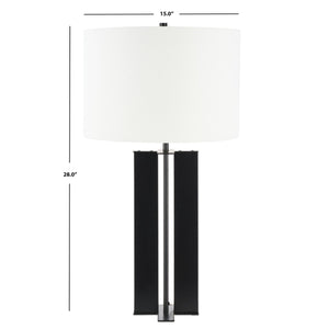 Safavieh Vanya Table Lamp Black Steel TBL7024B