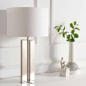 Safavieh Vanya Table Lamp Antique Silver Steel TBL7024C