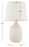 Safavieh Lansing Table Lamp White Ceramic TBL9007A