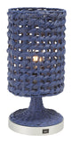 Safavieh Knowles, 16 Inch, Blue, Water Hyacinth Table Lamp W/ Usb Port Blue Water Hyacinth TBL9011A