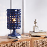 Safavieh Knowles, 16 Inch, Blue, Water Hyacinth Table Lamp W/ Usb Port Blue Water Hyacinth TBL9011A