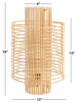 Safavieh Hemera Table Lamp Natural Rattan TBL9014B
