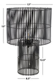 Safavieh Elara Table Lamp Black Rattan TBL9015C