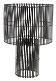 Safavieh Elara Table Lamp Black Rattan TBL9015C