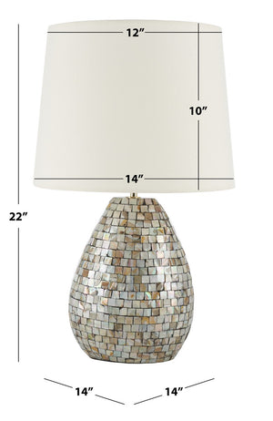 Safavieh Garrick Table Lamp Black Ceramic TBL9016A