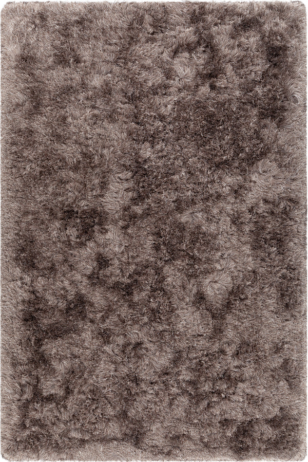 Chandra Rugs Teagan 100% Polyester Hand Woven Contemporary Shag Rug Tan 7'9 x 10'6