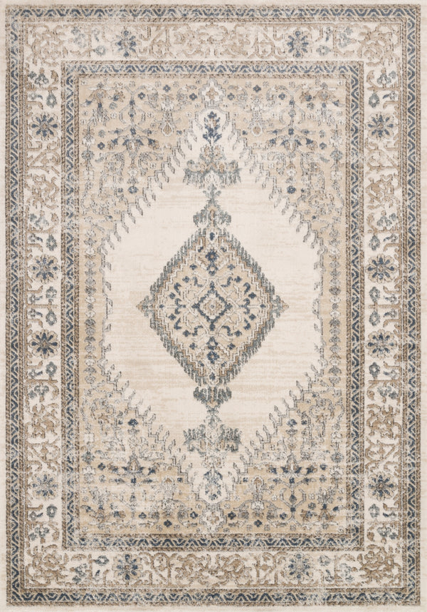 Loloi Teagan TEA-02 High Pile: 100% Polypropylene, Short Pile: 100% Polyester Power Loomed Rug TEAGTEA-02OTIVB6F0