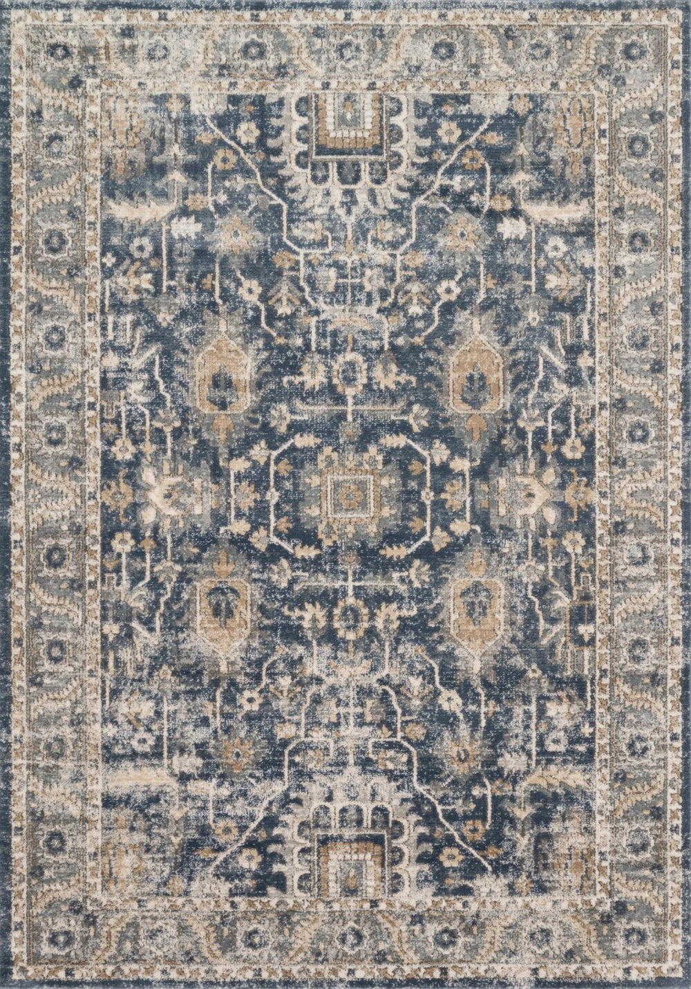 Loloi Teagan TEA-03 High Pile: 100% Polypropylene, Short Pile: 100% Polyester Power Loomed Rug TEAGTEA-03DEPPB6F0