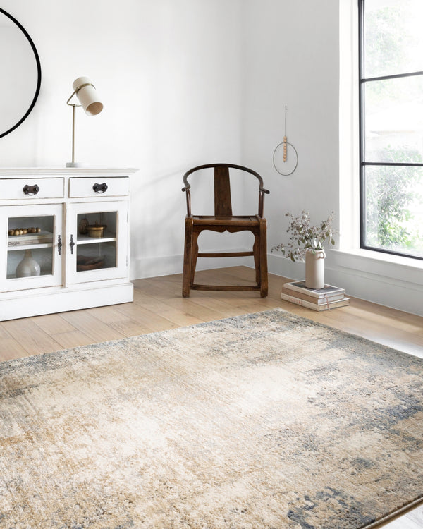 Loloi Teagan TEA-08 High Pile: 100% Polypropylene, Short Pile: 100% Polyester Power Loomed Rug TEAGTEA-08IVMIB6F0