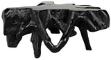 Noir Teak Root Coffee Table TEAK101BL