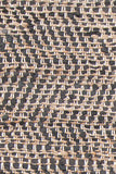 Chandra Rugs Tenola 60% Jute + 30% Leather + 10% Cotton Hand-Woven Contemporary Rug Black 9' x 13'