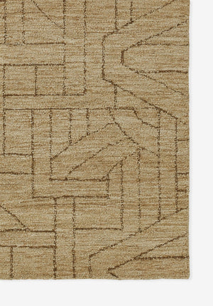 Momeni Teppe TEP-1 Hand Tufted Contemporary Geometric Indoor Area Rug Natural 9' x 12' TEPPETEP-1NAT90C0