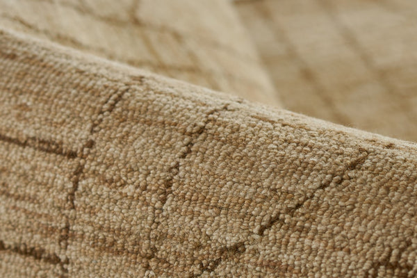 Momeni Teppe TEP-1 Hand Tufted Contemporary Geometric Indoor Area Rug Natural 9' x 12' TEPPETEP-1NAT90C0