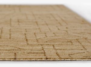Momeni Teppe TEP-1 Hand Tufted Contemporary Geometric Indoor Area Rug Natural 9' x 12' TEPPETEP-1NAT90C0