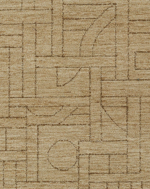 Momeni Teppe TEP-1 Hand Tufted Contemporary Geometric Indoor Area Rug Natural 9' x 12' TEPPETEP-1NAT90C0