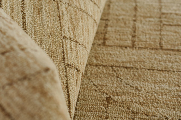 Momeni Teppe TEP-1 Hand Tufted Contemporary Geometric Indoor Area Rug Natural 9' x 12' TEPPETEP-1NAT90C0