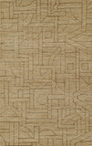 Momeni Teppe TEP-1 Hand Tufted Contemporary Geometric Indoor Area Rug Natural 9' x 12' TEPPETEP-1NAT90C0