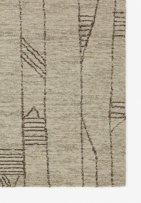 Momeni Teppe TEP-2 Hand Tufted Contemporary Geometric Indoor Area Rug Grey 9' x 12' TEPPETEP-2GRY90C0