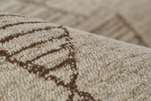 Momeni Teppe TEP-2 Hand Tufted Contemporary Geometric Indoor Area Rug Grey 9' x 12' TEPPETEP-2GRY90C0