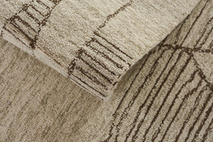 Momeni Teppe TEP-2 Hand Tufted Contemporary Geometric Indoor Area Rug Grey 9' x 12' TEPPETEP-2GRY90C0