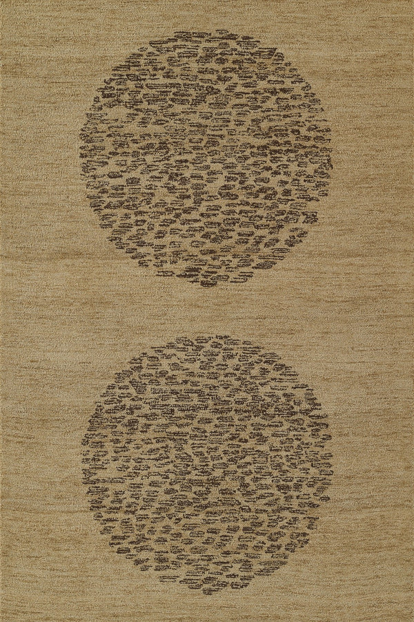 Momeni Teppe TEP-3 Hand Tufted Contemporary Geometric Indoor Area Rug Natural 9' x 12' TEPPETEP-3NAT90C0