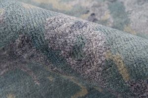 Momeni Terra TER-1 Hand Knotted Contemporary Abstract Indoor Area Rug Blue 8' x 11' TERRATER-1BLU80B0