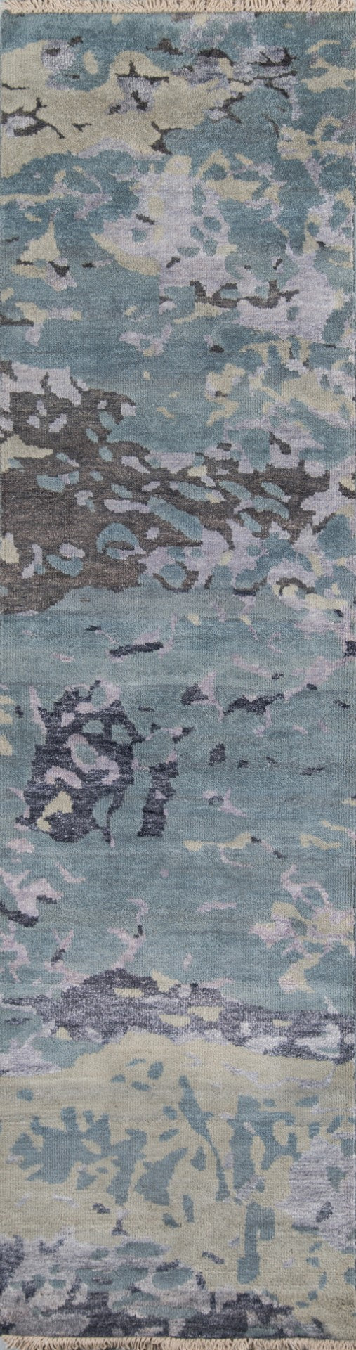 Momeni Terra TER-1 Hand Knotted Contemporary Abstract Indoor Area Rug Blue 8' x 11' TERRATER-1BLU80B0