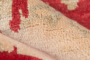 Momeni Terra TER-2 Hand Knotted Contemporary Abstract Indoor Area Rug Red 8' x 11' TERRATER-2RED80B0