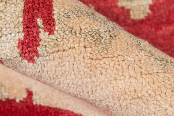 Momeni Terra TER-2 Hand Knotted Contemporary Abstract Indoor Area Rug Red 8' x 11' TERRATER-2RED80B0