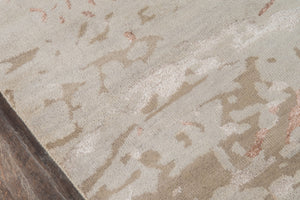 Momeni Terra TER-3 Hand Knotted Contemporary Abstract Indoor Area Rug Taupe 8' x 11' TERRATER-3TAU80B0