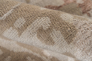 Momeni Terra TER-3 Hand Knotted Contemporary Abstract Indoor Area Rug Taupe 8' x 11' TERRATER-3TAU80B0