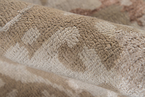 Momeni Terra TER-3 Hand Knotted Contemporary Abstract Indoor Area Rug Taupe 8' x 11' TERRATER-3TAU80B0