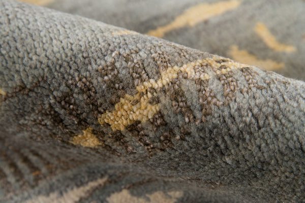 Momeni Terra TER-4 Hand Knotted Contemporary Abstract Indoor Area Rug Grey 8' x 11' TERRATER-4GRY80B0