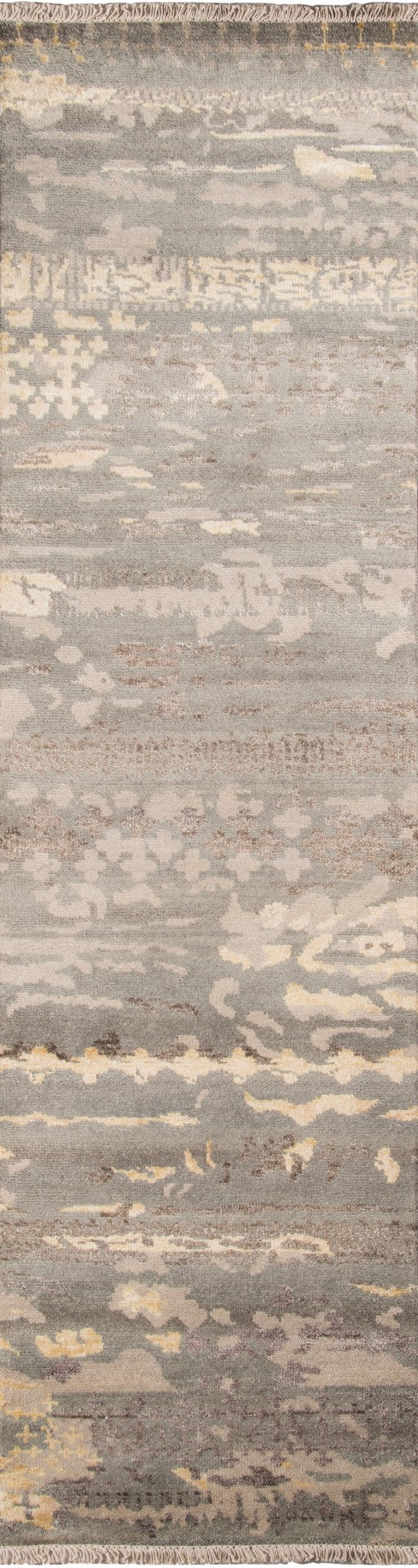 Momeni Terra TER-4 Hand Knotted Contemporary Abstract Indoor Area Rug Grey 8' x 11' TERRATER-4GRY80B0