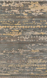 Momeni Terra TER-4 Hand Knotted Contemporary Abstract Indoor Area Rug Grey 8' x 11' TERRATER-4GRY80B0