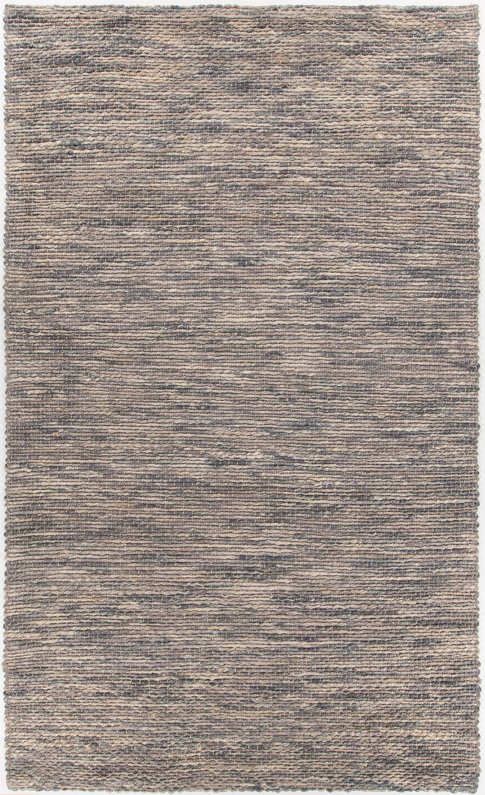 Chandra Rugs Tessa 85% Jute + 15% Cotton Hand-Woven Contemporary Rug Grey/Natural 7'9 x 10'6