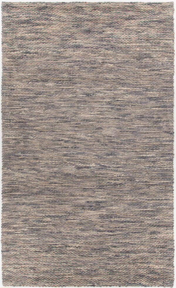Chandra Rugs Tessa 85% Jute + 15% Cotton Hand-Woven Contemporary Rug Grey/Natural 7'9 x 10'6