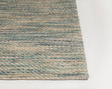Chandra Rugs Tessa 85% Jute + 15% Cotton Hand-Woven Contemporary Rug Blue/Natural 7'9 x 10'6
