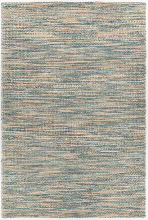 Chandra Rugs Tessa 85% Jute + 15% Cotton Hand-Woven Contemporary Rug Blue/Natural 7'9 x 10'6