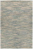 Chandra Rugs Tessa 85% Jute + 15% Cotton Hand-Woven Contemporary Rug Blue/Natural 7'9 x 10'6