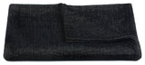 Chandra Rugs Lulu 65% Polyester, 35% Cotton Handcrafted Polyester Throw Black 50" x 70"