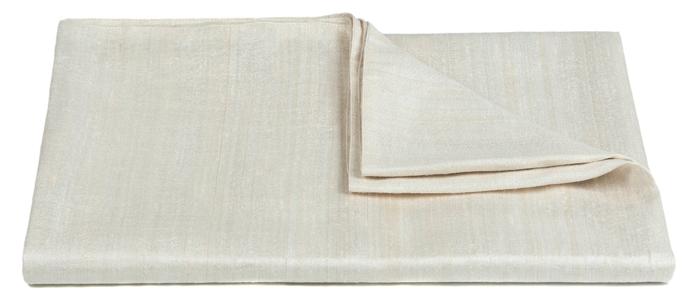 Chandra Rugs Vesper 100% Polypropylene Handcrafted Silk Throw Natural 50" x 70"