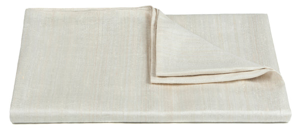 Chandra Rugs Vesper 100% Polypropylene Handcrafted Silk Throw Bleach 50" x 70"