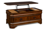 New Classic Furniture Sheridan Lift Top Cocktail Table Burnished Cherry TH005-15