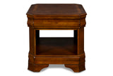 New Classic Furniture Sheridan End Table Burnished Cherry TH005-20