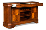 New Classic Furniture Sheridan Entertainment Console Burnished Cherry TH005-40