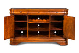 New Classic Furniture Sheridan Entertainment Console Burnished Cherry TH005-40