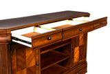 New Classic Furniture Sheridan Entertainment Console Burnished Cherry TH005-40