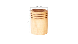 Groove Side Table, Round